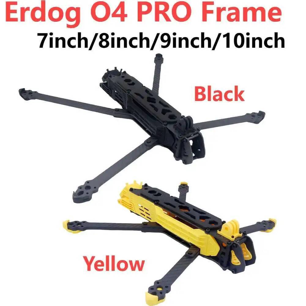 Drone Gimbal Controller - Erdog 7インチ 8-9-10インチ O4フレーム FPVフリースタイル RCレーシングドローン