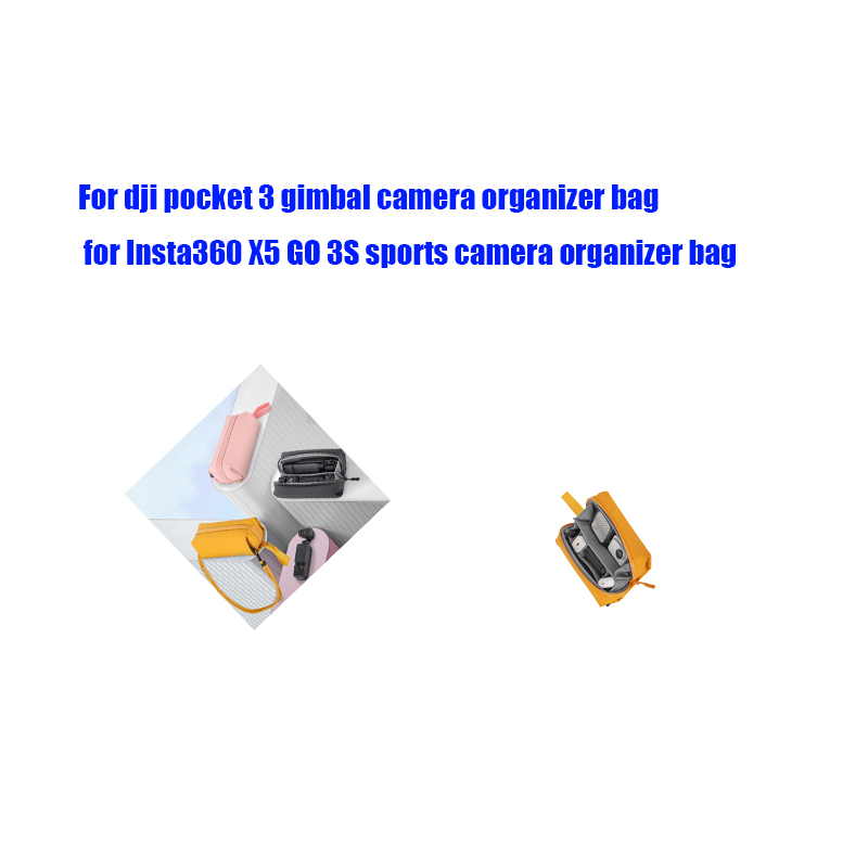Drone Gimbal For Insta360 - DJI Pocket 3ジンバルカメラ用オーガナイザーバッグ、Insta360 X5 GO 3Sスポーツカメラ用オーガナイザーバッグ