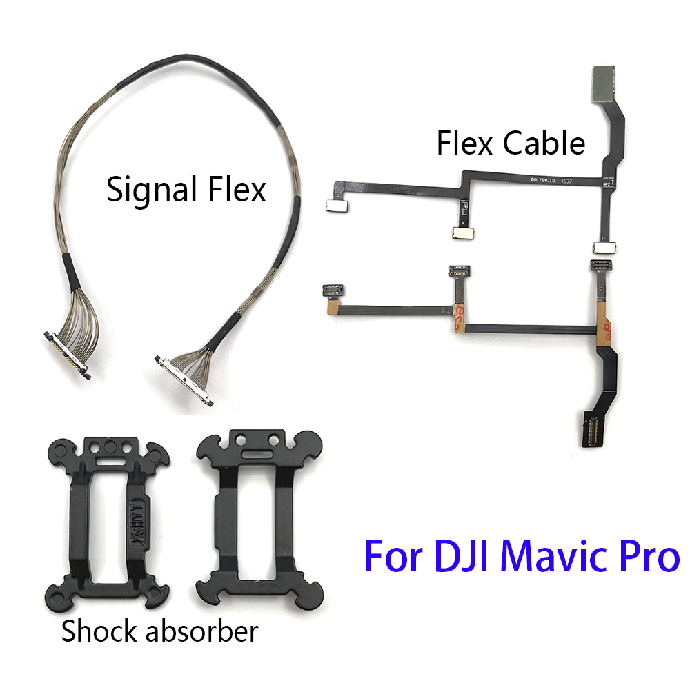 Drone Gimbal Ribbon Cable - DJI Mavic 2/2S用信号ケーブルフレックスループ、DJI Mavic Pro用フレキシブルジンバル修理リボンフラットケーブルPCBフレックス修理部品