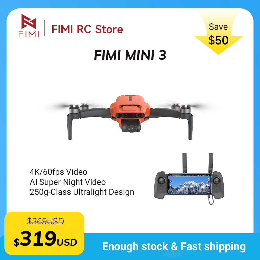 Drone Gimbal 3 Axis - FIMI MINI 3 カメラドローン 4K 60fps