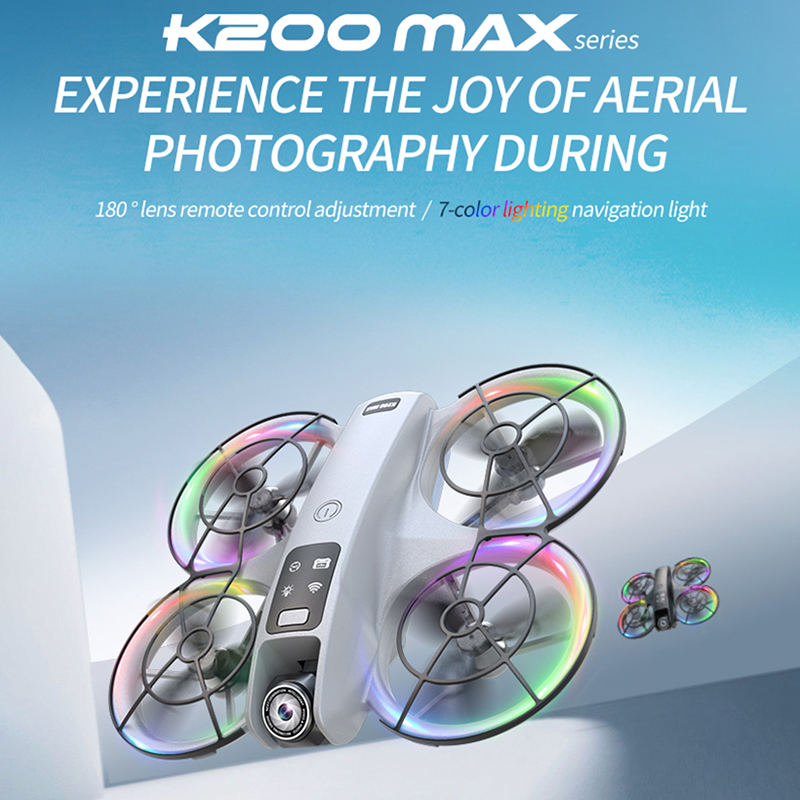 K200ドローン カメラ付き HD 8K 1080P FPV - Drone Gimbal Mount のレビューと価格