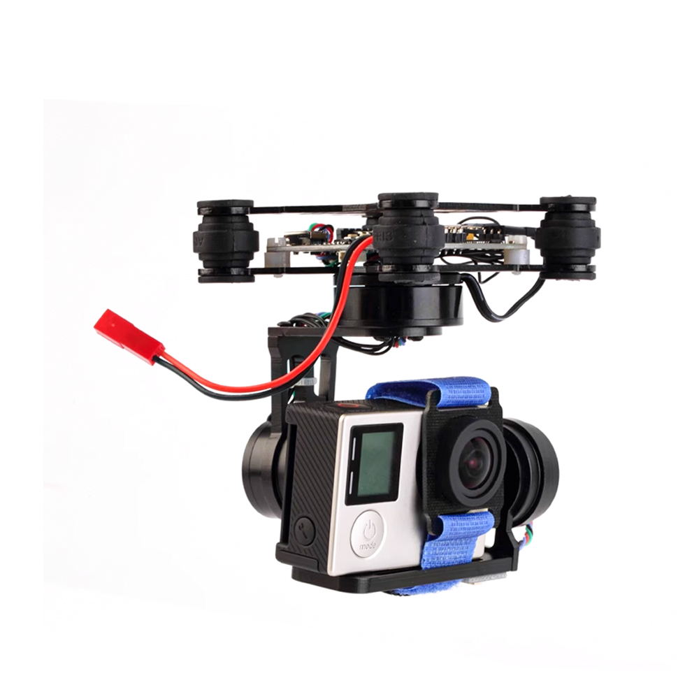 ブラシレス雲台 2軸/3軸CNCメタルブラシレスジンバル D - Drone Gimbal For Gopro のレビューと価格