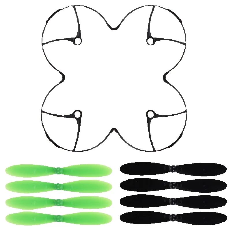 Hubsan X4/X6 プロペラガードリング + 8 個の - Drone Gimbal Controller のレビューと価格