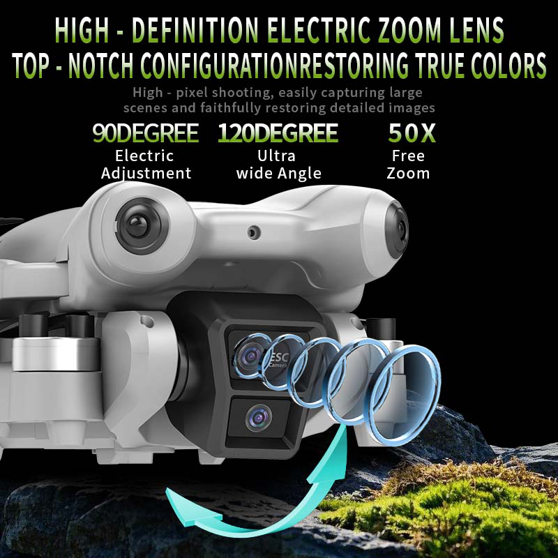 Xiaomi S101ドローン 8K HD プロ仕様 デュア - Drone Gimbal 2 Axis のレビューと価格
