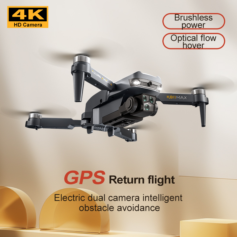K811MAXクアッドコプタードローン：ブラシレスモーター、 - Drone Gimbal Brushless のレビューと価格