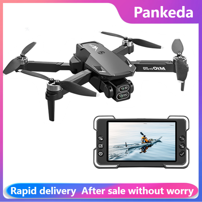 M10カメラドローン、画面付きリモコン、デュアルカメラ、オプ - Drone Gimbal Case のレビューと価格