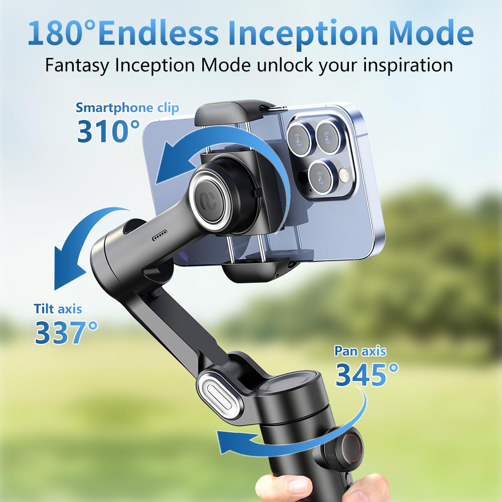 AOCHUAN 3軸ハンドヘルドジンバルスタビライザー スマ - Drone Gimbal For Gopro のレビューと価格