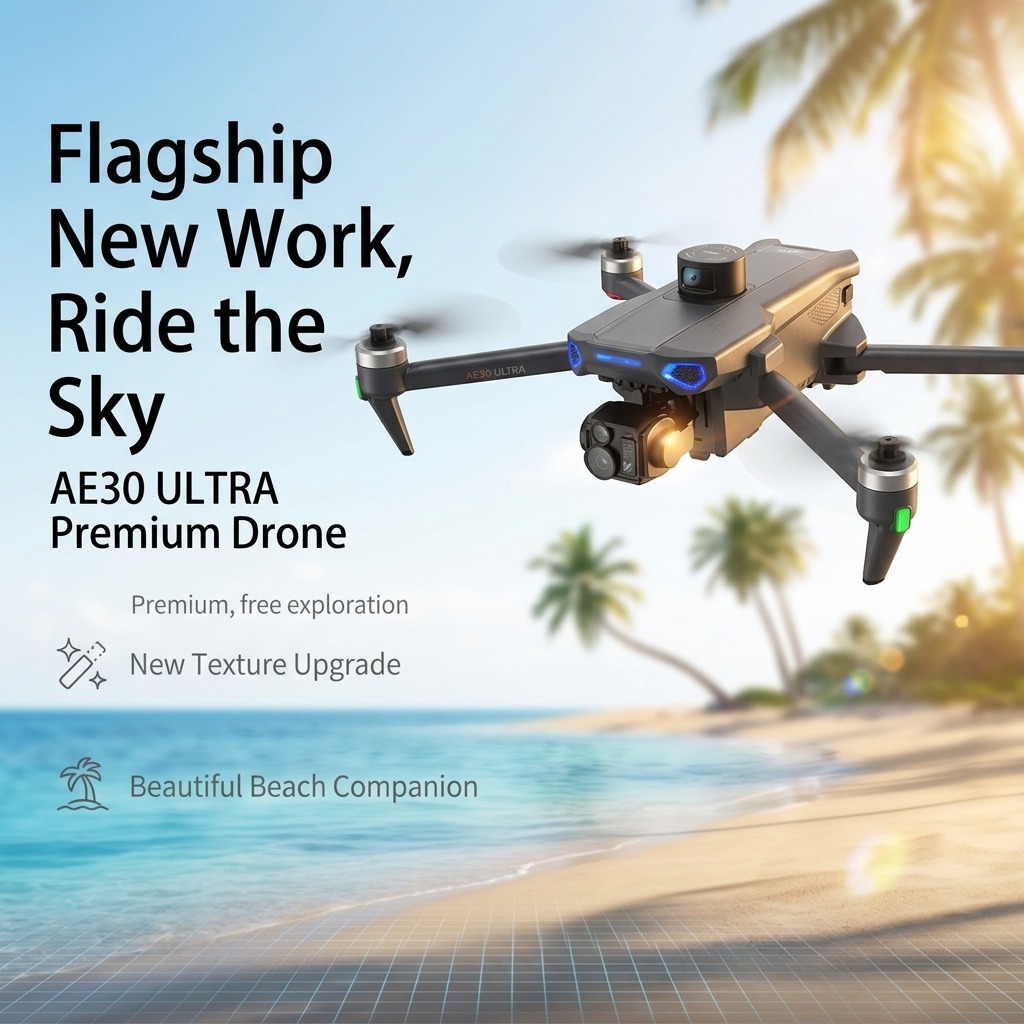 新しい AE30 ウルトラ GPS ドローン 4K プロフェ - Drone Gimbal 3 Axis のレビューと価格