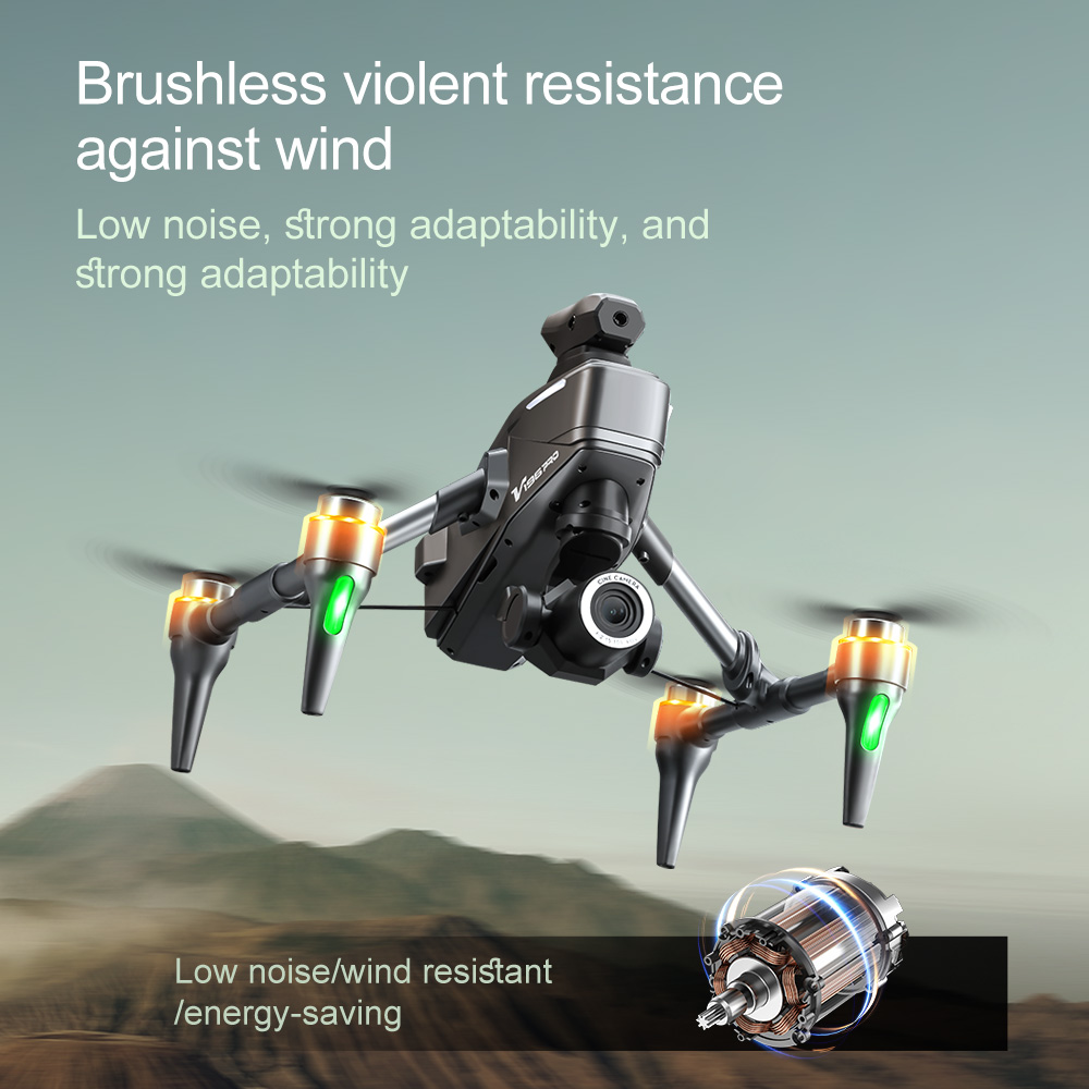 新しい V196 Fpv ドローン 8K プロフェッショナル - Drone Gimbal 2 Axis のレビューと価格